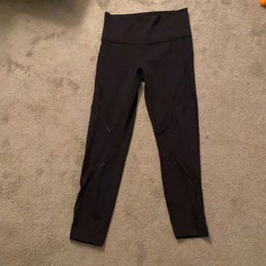 Lulu Lemon Mesh Cropped Leggings